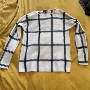 cashmere plaid sweater